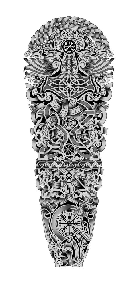 Viking Tattoo Meaning, Celtic Sleeve Tattoos, Tattoo Advice, Tato Maori, Celtic Tattoo Designs, Viking Tattoo Sleeve, Full Sleeve Tattoo Design, Polynesian Tattoos, Celtic Tattoo