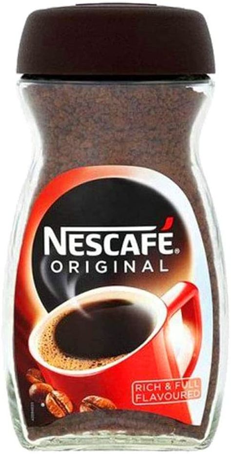 Nescafe Jar, Nestle Coffee, Nescafe Coffee, Milk And Sugar, Coffee Packaging, Instant Coffee, One Teaspoon, Mustard Bottle, Hot Water