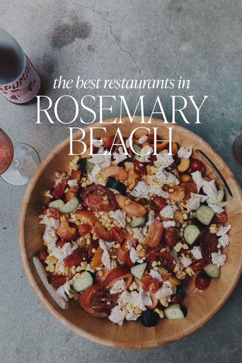 the best restaurants in Rosemary Beach 30a Restaurant Family Meal Ideas, Rosemary Beach Restaurants, 30a Restaurants, Nice Restaurant, Big Family Meals, Rosemary Beach Florida, Quick Drinks, Vacation Meals, Dinner Restaurants