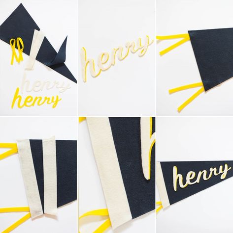 Felt Name Pennant, Pennants Diy, Camping Flag, Diy Pennant Banner, Name Pennant, Sew Felt, Felt Name Banner, Flag Diy, Felt Name