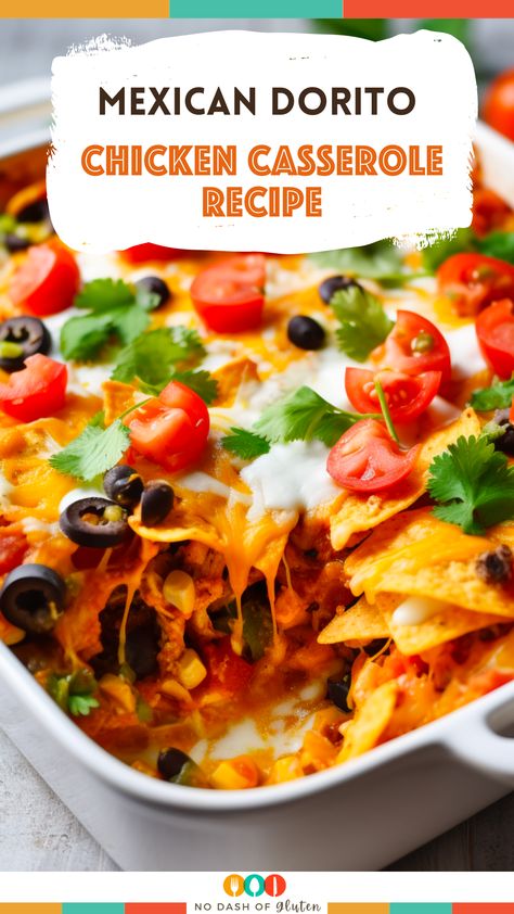 Dorito Chicken Enchilada Casserole, Dorito Chicken And Cheese Casserole, Mexican Dorito Casserole Chicken, Shredded Chicken Rotel Recipes, Mexican Trash Casserole Chicken, Rotel Chicken Casserole Doritos, Chicken Doritos Recipes, Rotisserie Chicken Mexican Casserole, Recipes With Rotel