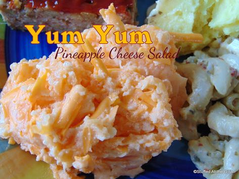 Pineapple Cheese Salad Recipes, Pineapple Cheese Salad, Sunshine Salad Recipe, Veggie Roast, Jello Ideas, Salad Pineapple, Friendsgiving Dessert, Orange Jello Salads, Recipes Using Cream Cheese