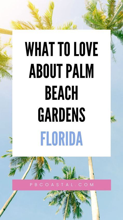 Located in Southeast Florida, North of West Palm Beach lies Palm Beach Gardens. The city is known among the locals for its beautiful gardens, parks, and proximity to the region's expansive beaches. Palm Beach Aesthetic, Palm Beach Gardens Florida, Juno Beach, Family Festival, Places In Florida, West Palm Beach Florida, Palm Beach Florida, Palm Beach Gardens, Beach Gardens