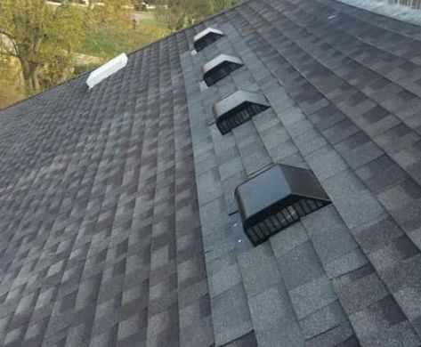 13 Different Types Of Roof Vents With Pictures (Pros and Cons) Types Of Roof, Attic Vents, Ridge Vent, Ice Dams, Hiding Ugly, Roof Ideas, Roofing Ideas, Roof Vent, Attic Fan