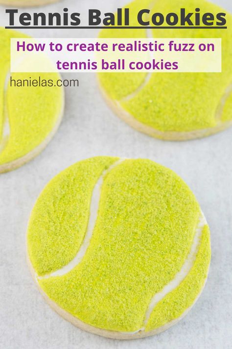 Tennis Racket Cookies, Tennis Royal Icing Cookies, Tennis Treats Ideas, Tennis Ball Macarons, Tennis Ball Cookies Decorated, Tennis Ball Cupcakes, Tennis Birthday Party Decorations, Tennis Cake Pops, Tennis Cupcakes Ideas