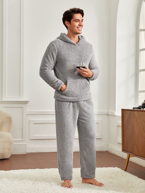 Lounge Wear Men, Men Loungewear, Mens Fashion Simple, Black Flannel, Blue Flannel, Grey Flannel, Cozy Loungewear, Mens Loungewear, Loungewear Sets