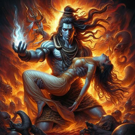 Mahadev Wallpaper, Angry Lord Shiva, Egyptian Goddess Art, Rudra Shiva, Spiritual Paintings, Ancient Indian Architecture, Pictures Of Shiva, Shiva Pics, Shiva Photos