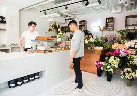 Florist And Bakery Shop, Florist And Coffee Shop, Flowers And Coffee Shop, Florist Coffee Shop, Coffee Flower Shop, Cafe Florist, Flower Coffee Shop, Florist Shop Interior, Flowers And Coffee