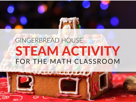 Gingerbread Stem, Free Math Games, Steam Activity, Steam Ideas, Area Activities, Steam Projects, Steam Activities, Math Projects, Classroom Fun