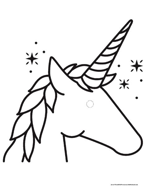 Free Printable Unicorn Head Templates Printable Unicorn Template, Unicorn Coloring Pages For Kids, Unicorn Template, Ice Cream Coloring Pages, Template Free Printable, Unicorn Wings, Unicorn Printables, Unicorn Coloring, Fairy Coloring Pages