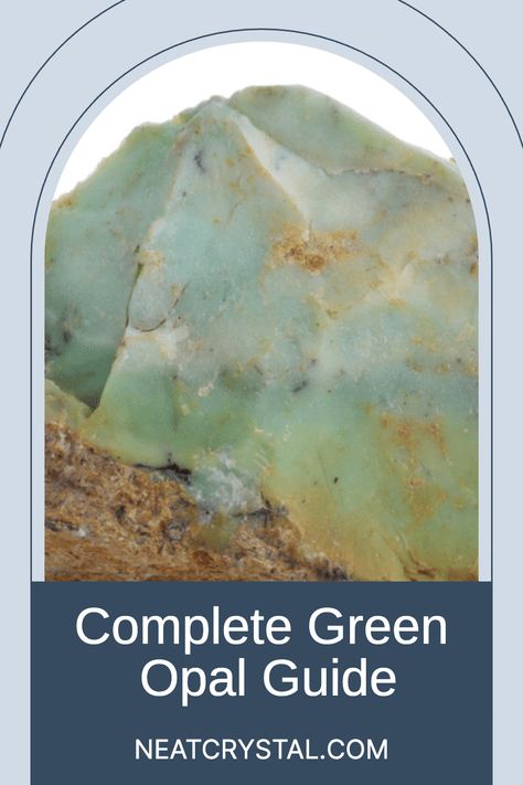 Journey into the depths of Green Opal's symbolism and uncover the profound meanings embedded within this captivating gemstone. Opal Meaning Healing Crystals, Healing Chakras, Opal Meaning, Castille Soap, Crystal Properties, Mean Green, Chemical Formula, Green Opal, Crystal Meanings