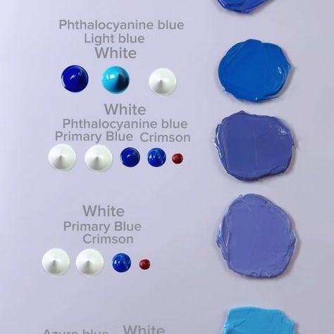 Mixing Colors #paintings #mixingcolors #acrylpainting | Instagram What Colors Make Pink, Mixing Skin Tones, Food Coloring Mixing Chart, Color Mixing Chart Acrylic, Mixing Primary Colors, Color Mixing Guide, Mixing Paint Colors, Different Shades Of Blue, Color Mixing Chart