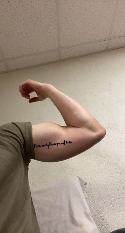 Tattoo Biceps Men, Minimalist Bicep Tattoo, Tattoo On Biceps Men, Tattoo Ideas For Men Bicep, Biceps Tattoos For Men, Triceps Tattoo Men, Tattoos For Men Bicep, Inner Bicep Tattoo Men Ideas, Biceps Tattoo