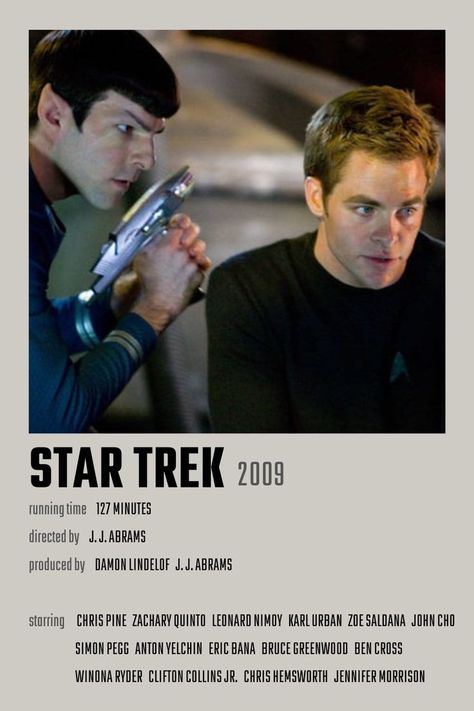 Star Trek Movie Poster Star Trek Movie Poster, Star Trek Voyager Poster, Clifton Collins Jr, Bruce Greenwood, Film Star Trek, Star Trek Poster, Star Trek 2009, Film Dvd, Posters Minimalist