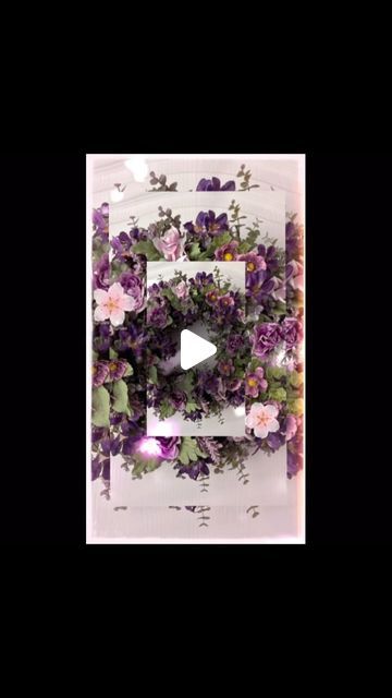 Just Wreaths, LLC on Instagram: "This beautiful floral wreath is made up of a mixture of hydrangeas, peonies, eucalyptus and miscellaneous purple florals.  It’s quite versatile and not only for the front door... it can brighten any room in your home! #purple #floral #flowers #wreath #summer #wreathsofinstagram #wreathseason" Flowers Wreath, Wreath Summer, Purple Floral, Floral Flowers, Hydrangea, Peonies, Front Door, Floral Wreath, Wreath