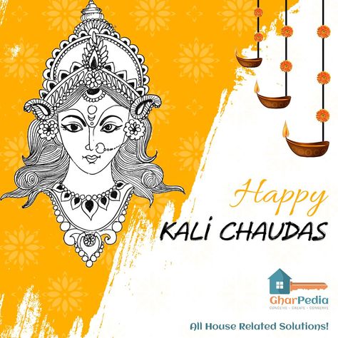 GharPedia wishes you a Happy Kali Chaudas! ✨ Kali Chaudas Wishes, Happy Kali Chaudas, Kali Chaudas, Shri Ganesh Images, Festival Wishes, Feather Wallpaper, Shri Ganesh, Ganesh Images, My Photo Gallery