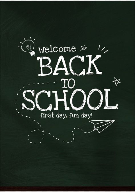 Back to school poster template, cute education | premium image by rawpixel.com / Sasi Welcome Back To School Posters, Welcome Back To School Quotes, Back To School Poster Design, Office Motivational Quotes, Chalkboard Welcome, Back To School Poster, Back To School Quotes, Template Cute, Welcome To School