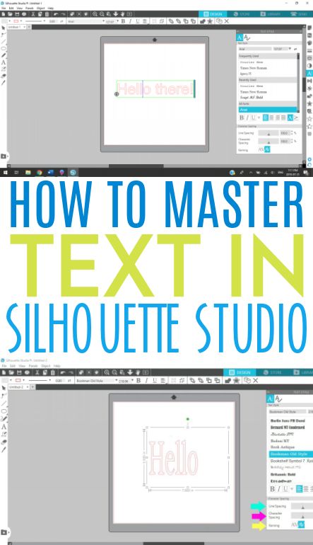 How to Master Text In Silhouette Studio - Makers Gonna Learn How To Curve Text In Silhouette, Silhouette Hacks, Vinyl Layering, Print And Cut Silhouette, Silhouette Cameo Beginner, Silhouette Cameo Projects Beginner, Silhouette Printables, Silhouette Cameo Projects Vinyl, Inkscape Tutorials