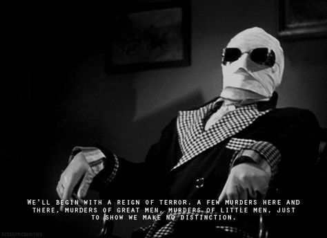 The Invisible Man (1933) | Community Post: 10 Frightening Pre-Code Horror Movies You Need To Watch Mha Au, Horror Classics, Classic Monster Movies, Universal Studios Monsters, Claude Rains, Oliver Jackson Cohen, The Invisible Man, Elisabeth Moss, Famous Monsters