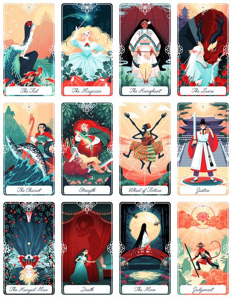 Yoshi Yoshitani is creating Illustrations and Tarot Cards | Patreon Yoshi Yoshitani, Game Card Design, Tarot Gratis, 카드 디자인, Tarot Cards Art, Tarot Card Decks, Tarot Art, Card Deck, Reading Tarot Cards