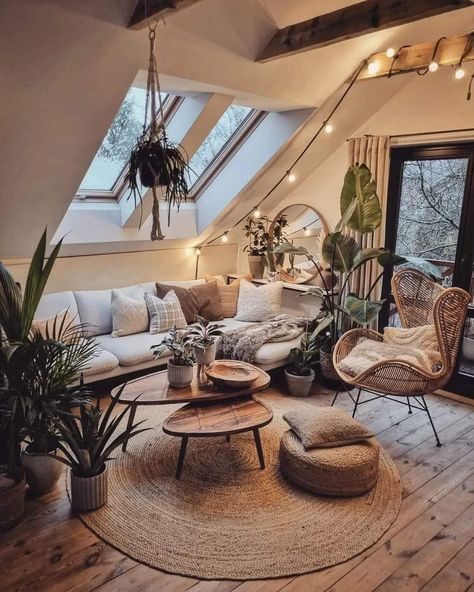 Living Room Design Boho, Bohemian Living Room Decor, Boho Interior Design, Bohemian Interior Design, Chic Living Room, Bohemian Living Room, Boho Interior, Boho Living, Ideas Living Room