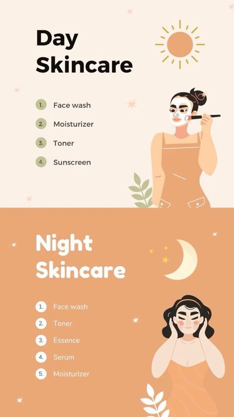 Beginner Skin Care Routine, Skin Care Basics, Face Skin Care Routine, Skin Care Guide, Skin Care Routine Order, Diy Skin Care Routine, Marketing Brochure, Night Skin Care Routine, Skin Care Tutorial