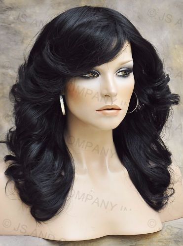 Farrah Fawcett Style, Open Curls, Farrah Fawcett, Hair Stylies, Black Wig, Hair Reference, Hair Inspo Color, Dream Hair, Off Black