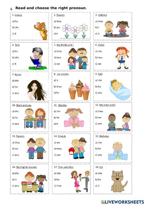 Subject Pronoun Worksheet, English Pronouns Worksheet, Subject Pronouns Worksheet Grade 1, Pronouns Worksheet For Kindergarten, Pronouns Worksheet For Class 2, Personal Pronouns Flashcards, Worksheet Pronouns, Personality Worksheet, Personal Pronouns Activities