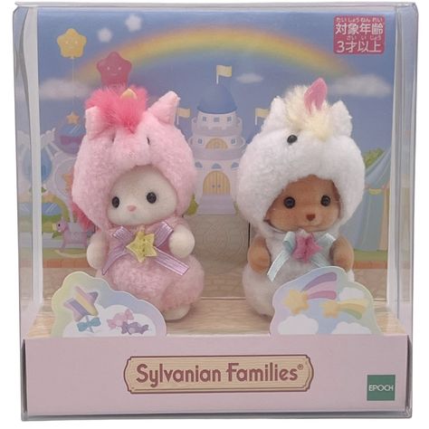 Mint Brand New Sealed Baby Critters Limited Edition This Limited Edition Set From Japan Includes Baby Poodle In A White Unicorn Costume, And Baby Silk Cat In A Pink Unicorn Costume. Released In 2020/2021, No Longer In Production, Limited Edition. For Ages: 3+ Baby Unicorn Costume, Pink Unicorn Costume, Calico Critters Baby, Maple Town, Critters 3, Calico Critters Families, Unicorn Costume, Costume Set, White Unicorn