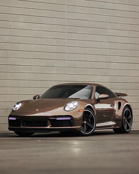 Porsche Of The Day: PTS Copper Brown Metallic Porsche 992 Turbo S Porsche 992 Turbo S, 992 Turbo S, Porsche Turbo S, Porsche 992, New Luxury Cars, Cars Brand, Turbo S, Copper Brown, Porsche Carrera