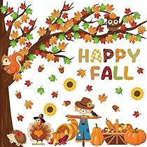 Fall Saying For Bulletin Boards, Thanksgiving Classroom Decorations, Fall Tree Bulletin Board, Thankful Tree Bulletin Board, Bulletin Board Trim Set, Tree Fall Class Door, Decorations For Classroom, Owl Fall Bulletin Board, Fall Cutouts