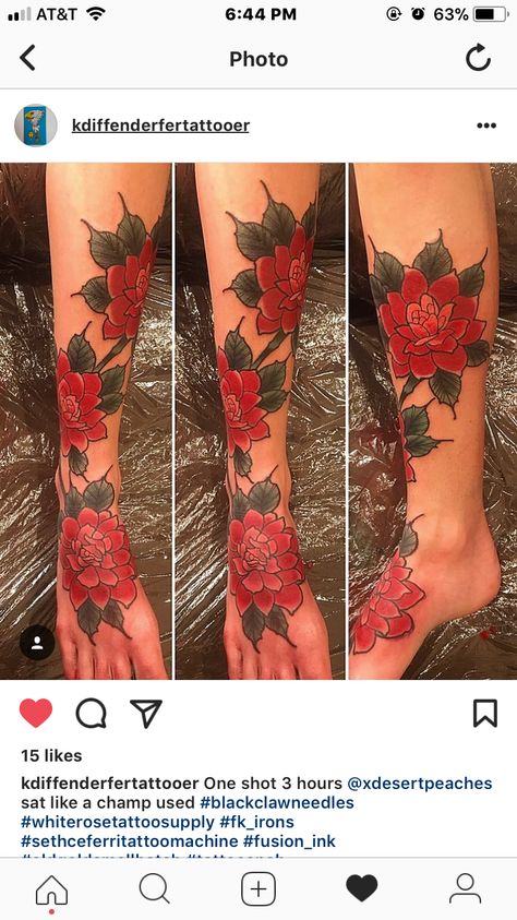 Scarlet Begonias #scarletbegonias #foottattoo #legtattoo #wraparound #gratefuldead #sublime #kiethdiffenderfer Scarlett Begonias Tattoo, Scarlet Begonias Tattoo, Terrapin Tattoo, Begonia Tattoo, Grateful Dead Tattoo, Scarlet Begonias, Father Son Tattoo, Dead Tattoo, Son Tattoo