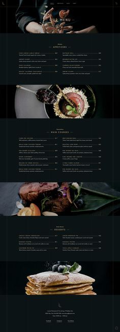 Chef Menu Design, Luxurious Menu Design, Gourmet Menu Design, Luxury Food Menu Design, Menu Layout Ideas, Restaurant Menu Web Design, Photo Menu Design, Elegant Menu Design Restaurant, Premium Menu Design