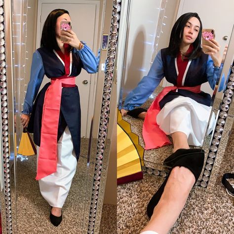 Mulan Halloween, Mulan Cosplay, Mulan Outfit, Ideas Disfraz, Disney Cosplay Costumes, Princesa Mulan, Halloween Costumes For Work, Easy Cosplay, Outing Outfit