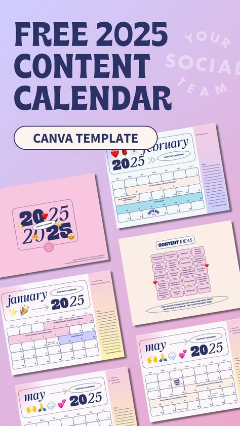 Need help planning your 2025 social media content? Get my free content calendar with Canva templates. Perfect for small businesses who want post ideas, Instagram guides, and strategic sales planning. Sales Planning, Instagram Content Calendar, Post Ideas Instagram, Content Calendar Template, To Post On Instagram, Social Media Content Calendar, Instagram Guide, Content Calendar, Social Media Calendar