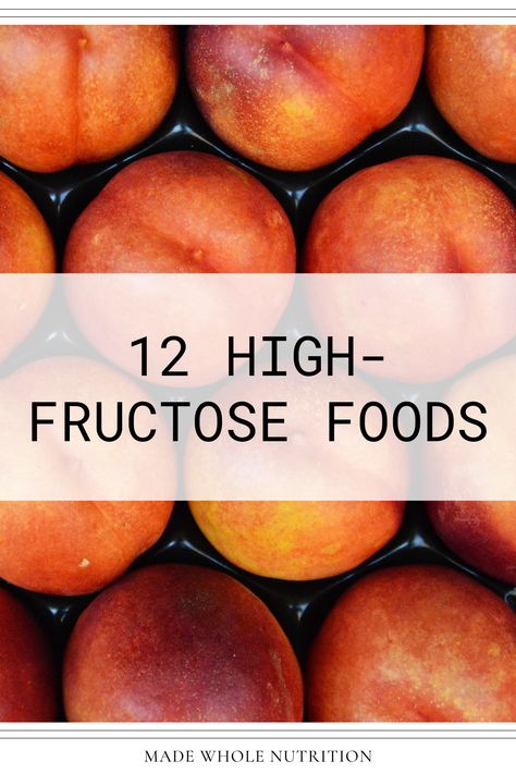 High Fructose Foods, Fructose Free Diet, Low Fructose Diet, High Fructose Corn Syrup Free Foods, Low Fructose Fruit, Fructose Free Recipes, Fructose Intolerance, Fruit Sugar, Sweet Sauces