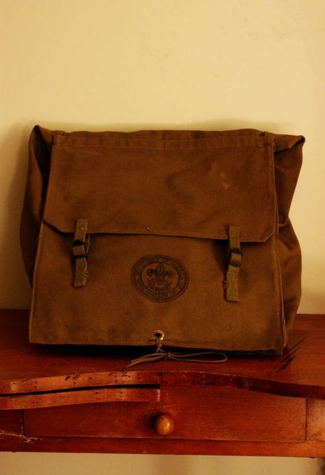 vintage boy scout bag Eagle Scouts, Vintage Boy Scouts, Scout Bags, Vintage Boys, Boy Scouts, Messenger Bag, Satchel