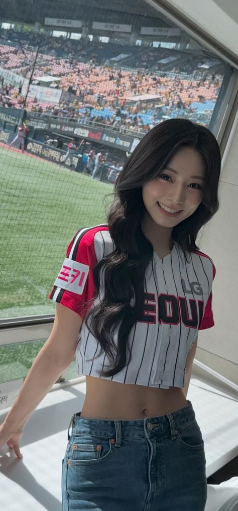 Tzuyu wallpaper #tzuyu #twice #wallpaper Choi Tzuyu, Tzuyu Body, Tzuyu Wallpaper, Chou Tzu Yu, Twice Tzuyu, Chou Tzuyu, Baseball Uniforms, Tzuyu Twice, Television Program