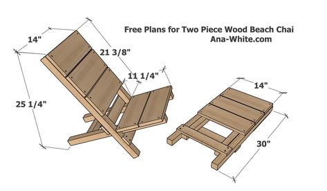 Diy Camping Chair, Colorful Adirondack Chairs, Beach Chairs Diy, Outdoor Chairs Diy, Wooden Beach Chairs, Wooden Patio Chairs, Wooden Chair Plans, Wood Chair Diy, Wooden Patio Furniture