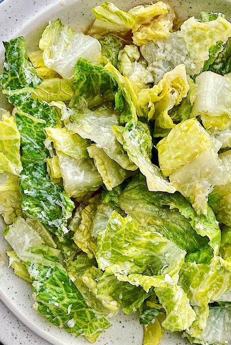 Healthy Romaine Salad Recipes, Lettuce With Vinegar And Oil, Pasta And Romaine Salad, Romaine Arugula Salad, Salt Grass Ranch Dressing Recipe, Hearts Of Romaine Salad, Salads Recipes With Romaine Lettuce, Side Dinner Salad, Quick Side Salad Recipes