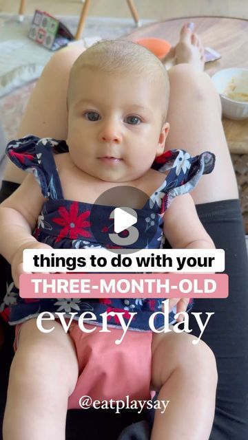 Jordyn Koveleski Gorman | Speech + Feeding Mom on Instagram: "👋 Hi, I’m Jordyn: Speech-Language Pathologist, Feeding Specialist, and Mom of 2. My goal is to educate parents on how to support their little one’s speech and feeding skills at home! 🥑 

These are my top 3️⃣ activities to do with your 3-month-old because they help support your little one’s speech, language, and oral motor skills. 

1️⃣ Teethers are often forgotten about or not introduced early enough. Bring them out around 10 weeks of age- which is right around the time you see baby chomping on their hands more! Mouthing teethers and other toys is great for oral sensory development. 

2️⃣ You’re told to “read everyday” with your little one but make sure you’re doing it while FACING baby. They can see your mouth and the book, a 3 Month Baby Activities Ideas, 2-3 Month Old Activities, Activities For 3 Month Old, 3 Month Old Activities, 3 Months Baby Activities, Babies Activities, 2 Month Baby, 3 Month Old Baby, 3 Month Old