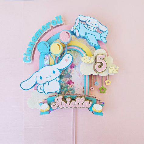 Cinnamoroll Cake Topper 3D Shaker Topper Kawaii Shaker Custom Cake Topper Birthday Decoration Sanrio Party Themed Party - Etsy Cinnamoroll Cake Topper, Cinnamoroll Birthday Party, Cinnamoroll Party, Cinnamoroll Cake, Cinnamoroll Birthday, Sanrio Party, Shaker Topper, 3d Cake Toppers, White Puppies