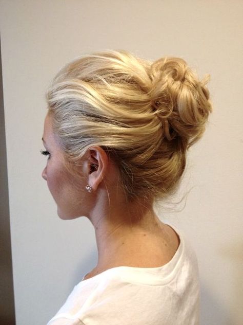 Hair Updos Casual, Updos Casual, Mother Of The Bride Hair, Ball Hairstyles, High Bun, Low Bun, Work Hairstyles, Wedding Hairstyles Updo, Fancy Hairstyles