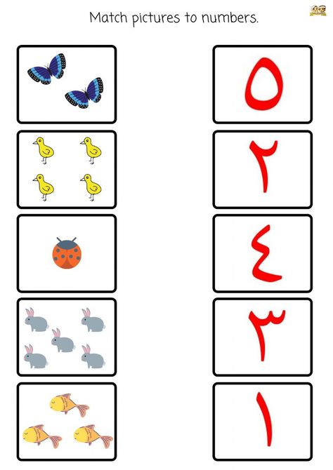 Alphabet Activities Kindergarten, Numbers Worksheet, Alphabet Worksheets Kindergarten, Arabic Alphabet Letters, Islamic Kids Activities, Arabic Numbers, Arabic Worksheets, Preschool Math Worksheets, Kids Worksheets Preschool