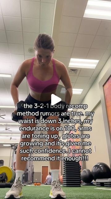 Maggie - Workouts for Women on Instagram: "‼️FREE week of 321 body recomp workouts in BIO you will be obsessed!!
#bodyrecomposition #321method #fatlossworkouts #strengthtrainingforwomen #loseinches #weightlossworkouts #bellyfatworkout #toneyourbody #gymworkouts💪 #getinshapenow #bestworkouts" 321 Method, Body Recomp, Workouts For Women, Lose Inches, Belly Fat Workout, Tone It Up, Body Workout, Full Body Workout, Our Body