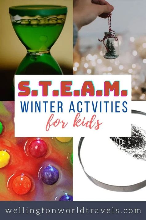 15 Fun S.T.E.A.M. Winter Activities for Kids – Wellington World Travels Winter Steam Activities, Activities For Kids Indoor, M Activities, Steam Activities For Kids, Kids Tree Ornaments, Kids Stem Activities, Engineering Challenge, Winter Activities For Kids, Autumn Activities For Kids