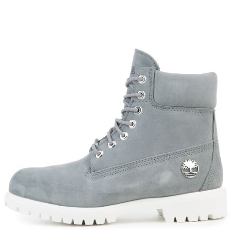 Timberland Men's 6" Premium Icon Boot Grey Suede Mens Waterproof Boots, Timberland Boots Outfit, Timberland Waterproof Boots, Best Hiking Shoes, Timberland Waterproof, Yellow Boots, Fashion Shoes Sandals, Mens Boots Casual, Trail Runners