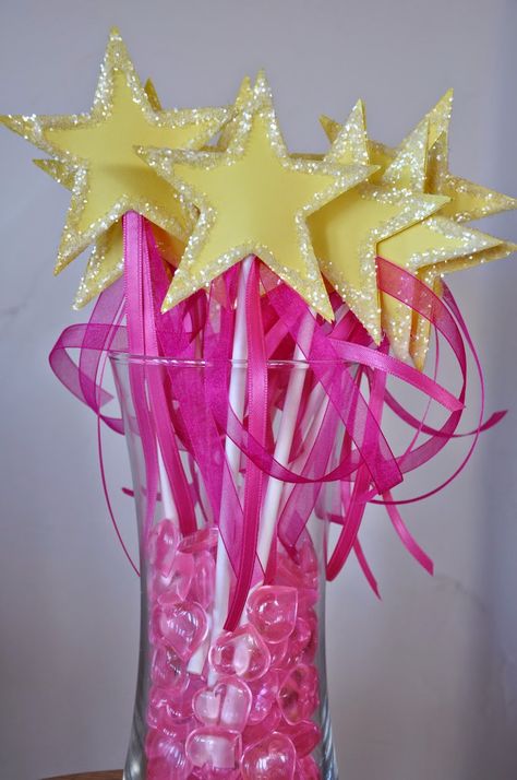 Pinkalicious Birthday Party, Fancy Nancy Clancy, Pinkalicious Party, Crazy Birthday, Fancy Nancy Party, Princess Wands, Princess Tea Party, Fairy Wands, Fairy Birthday