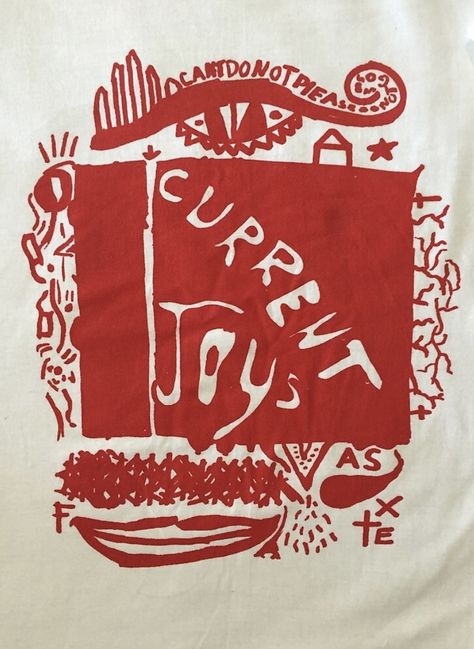 Current Joys Poster, Current Joys, Protest Art, Lino Art, Joy Art, Dorm Posters, Computer Sticker, Vintage Poster Art, Band Posters