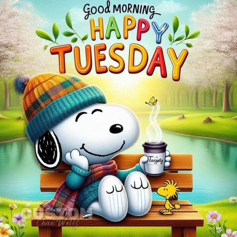 Snoopy Nation | 🩵☀️Happy Tuesday Everyone ☀️🩵Enjoy 😊 | Facebook Happy Tuesday Images, Happy Tuesday Morning, Tuesday Greetings, A Blessed Sunday, Monday Pictures, Weekend Greetings, Good Morning Snoopy, Have A Blessed Sunday, Good Morning Tuesday